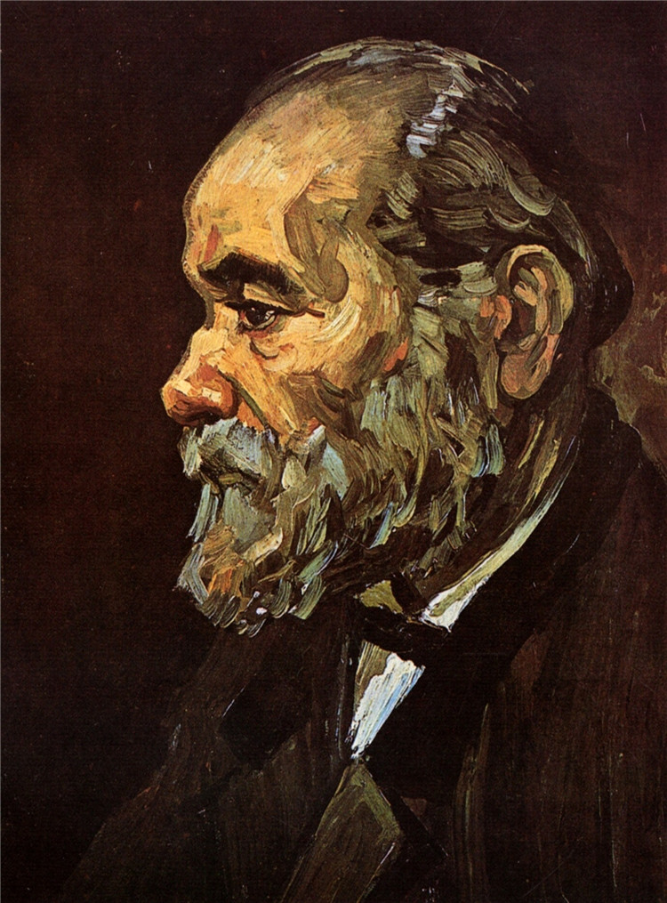 Portrait Of An Old Man With Beard Van Gogh Oil Painting